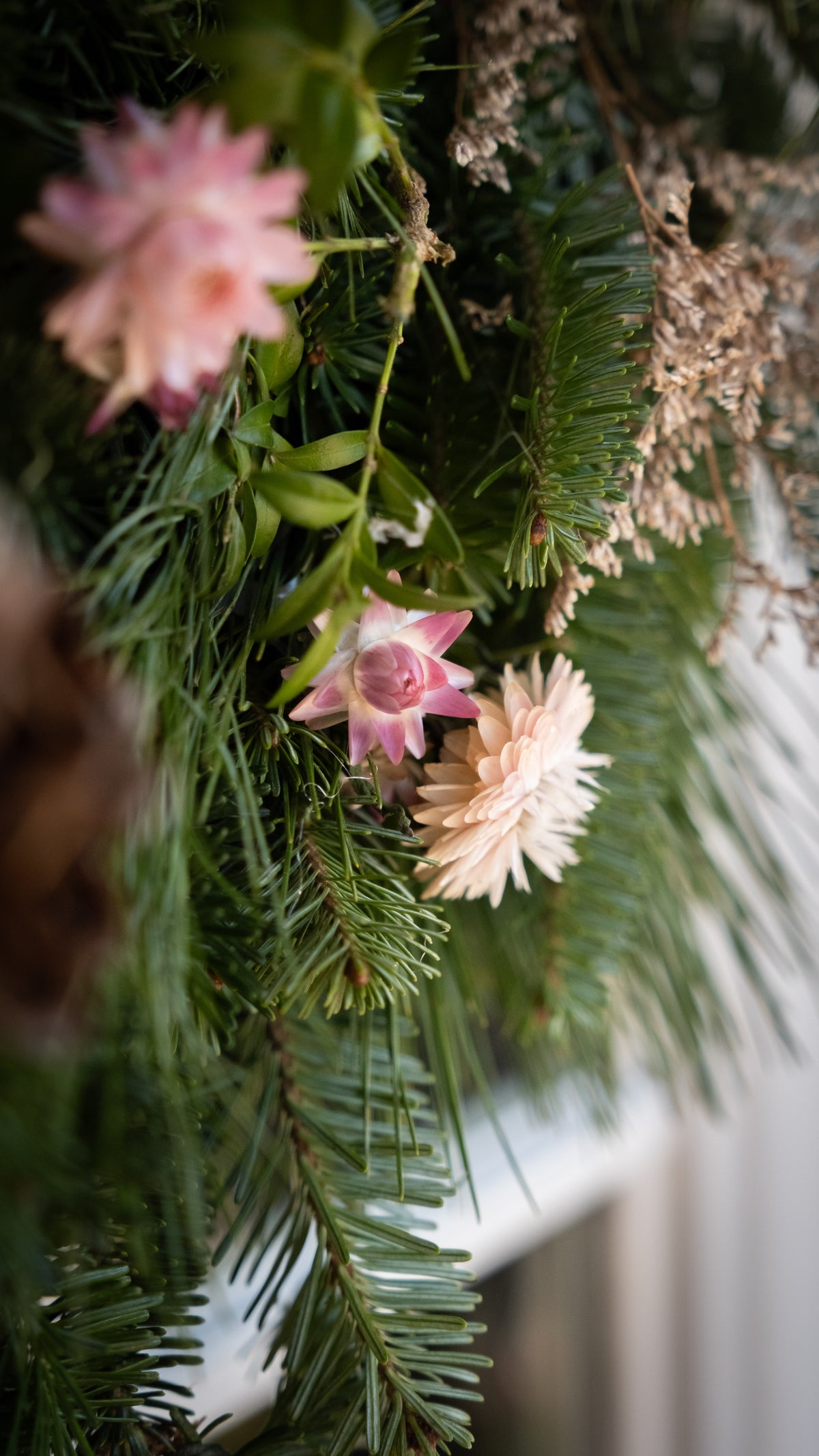 Dried flower wreath Chattanooga