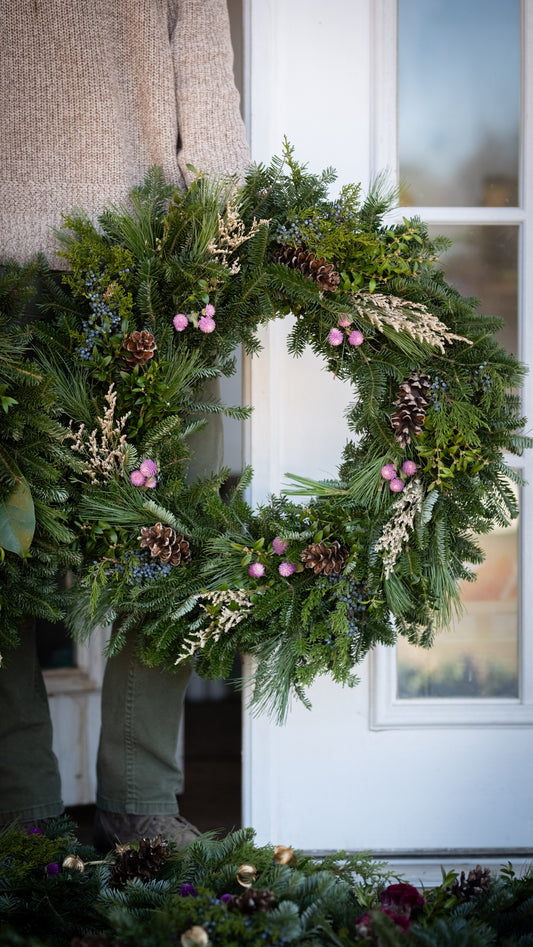 Farm fresh wreath Chattanooga